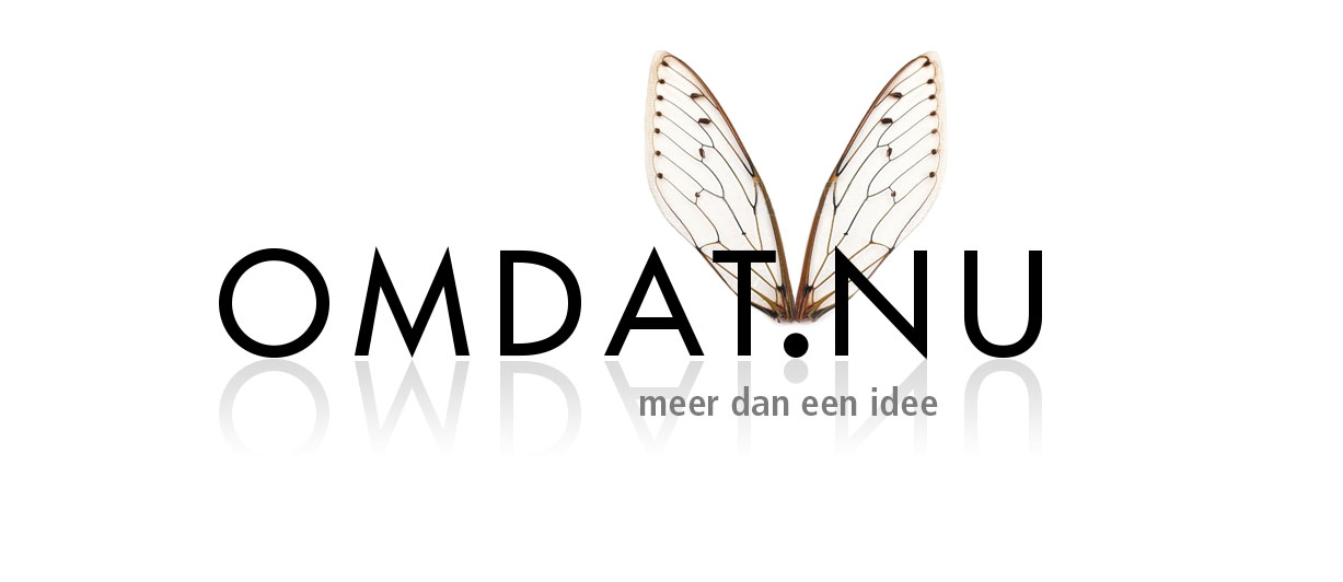 logo omdat.nu door Bert Vredegoor